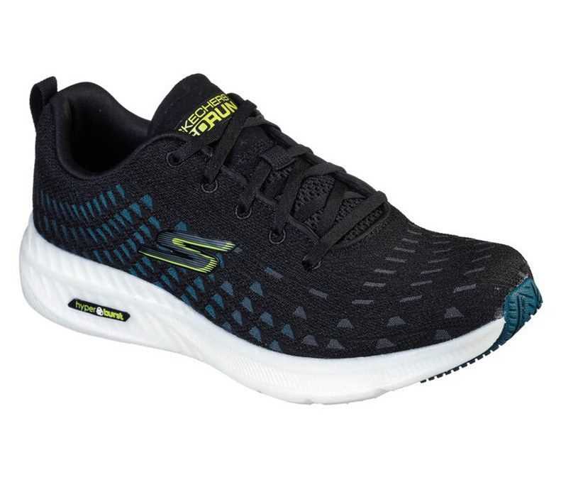 Skechers Gorun Hyper Burst - Solar - Mens Running Shoes Black/Blue [AU-KO8182]